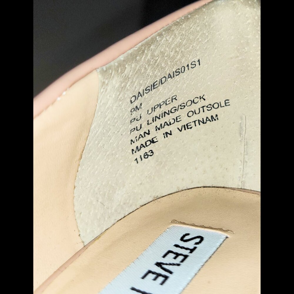 Women's EUC Steve Madden Daisie Dark Blush Patent Stiletto High Heel Pump US 9 - Picture 13 of 14